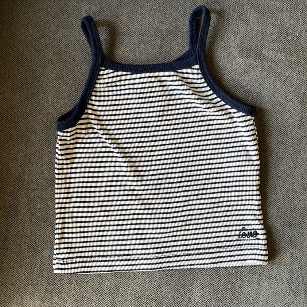 *Girls* Zara Ribbed crop tank top